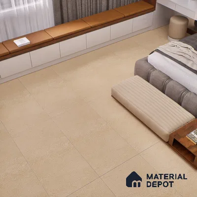 Stone Wall & Floor Tile TL 06204 Proactylix Mocha Plain 4 ft x 2 ft Vitrified Matte Finish - 9 mm (Random Design 4) | Suitable for Living Room, Bedroom, Bathroom & Kitchen