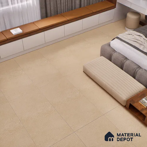 Stone Wall & Floor Tile TL 06204 Proactylix Mocha Plain 4 ft x 2 ft Vitrified Matte Finish - 9 mm (Random Design 4) | Suitable for Living Room, Bedroom, Bathroom & Kitchen