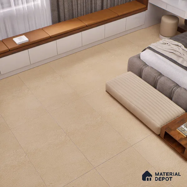 Stone Wall & Floor Tile TL 06204 Proactylix Mocha Plain 4 ft x 2 ft Vitrified Matte Finish - 9 mm (Random Design 4) | Suitable for Living Room, Bedroom, Bathroom & Kitchen