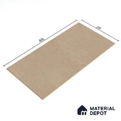 Stone Wall & Floor Tile TL 06204 Proactylix Mocha Plain 4 ft x 2 ft Vitrified Matte Finish - 9 mm (Random Design 4) | Suitable for Living Room, Bedroom, Bathroom & Kitchen