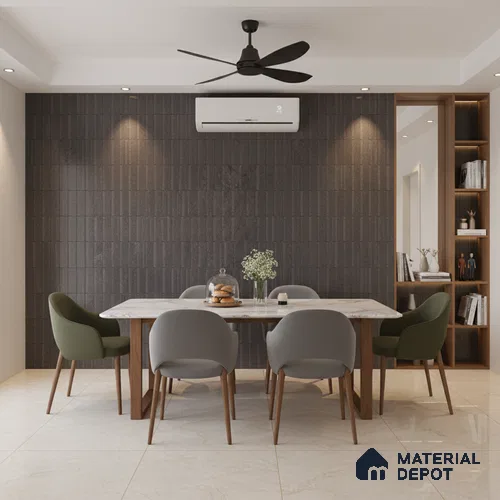 Punch Wall Tile TL 06206 B Proactylix Sandy Decor 4 ft x 2 ft Vitrified Matte Finish - 9 mm (Random Design 4) | Suitable for Living Room, Bedroom, Bathroom & Kitchen