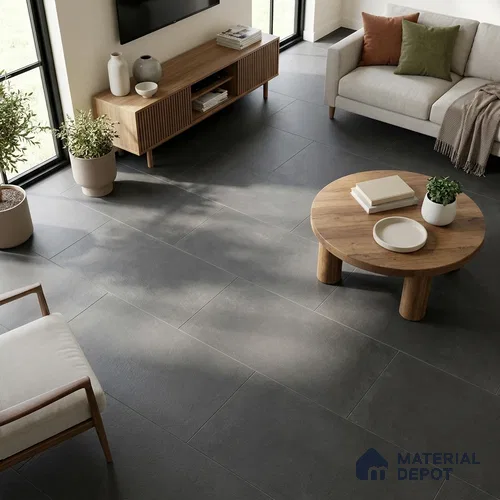 Stone Wall & Floor Tile TL 06206 Proactylix Sandy Plain 4 ft x 2 ft Vitrified Matte Finish - 9 mm (Random Design 4) | Suitable for Living Room, Bedroom, Bathroom & Kitchen
