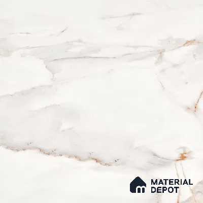 Marble Endless Calacatta Wall & Floor Tile TL 06208 Off-White 4 ft x 2 ft Matte Finish Vitrified Tile - 9 mm | 4 Random Designs | Suitable For Living Room, Bedroom, Kitchen