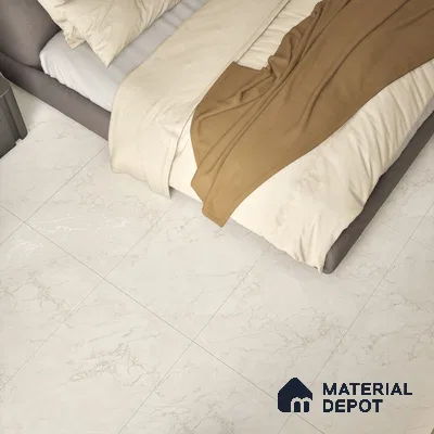Marble Endless Bianco Lasa Wall & Floor Tile TL 06210 Antique Ivory 4 ft x 2 ft Matte Finish Vitrified Tile - 9 mm | 4 Random Designs | Suitable For Living Room, Bedroom, Kitchen