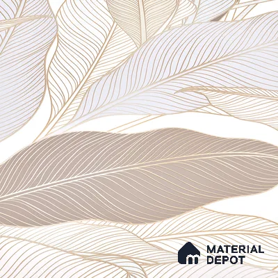 Tropical Wall Tile TL 06216 B Fragrant Petal Reverie 4 ft x 2 ft Vitrified Matte Finish - 9 mm | Suitable for Bathroom, Accent/Feature Wall, Dining Area