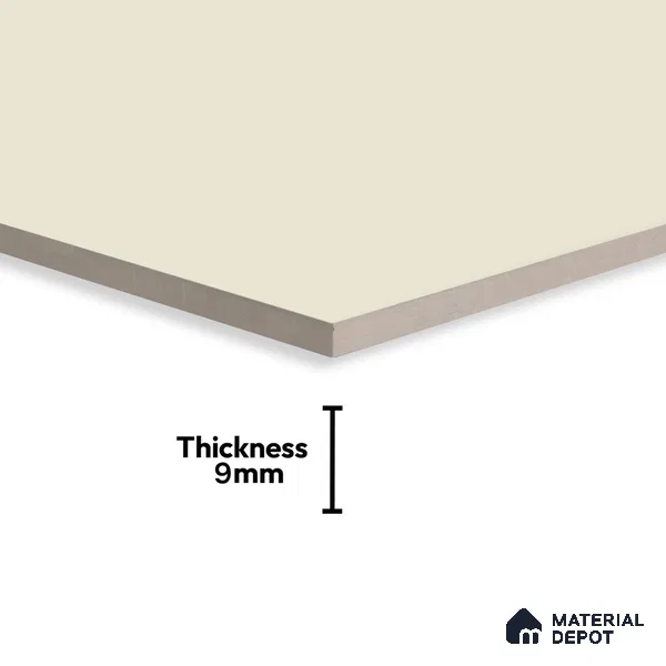 Plain Wall & Floor Tile TL 06221 Wheat Beige 4 ft x 2 ft Matte Finish Vitrified Tile - 9 mm | Suitable For Living Room, Hall, Bedroom
