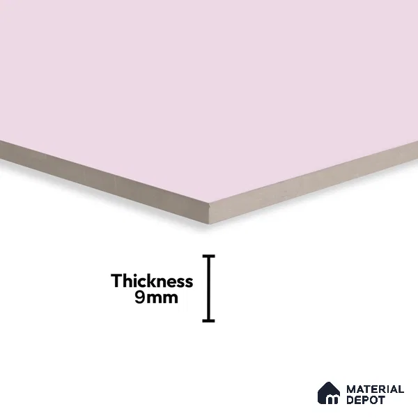 Plain Wall & Floor Tile TL 06223 Lavender 4 ft x 2 ft Matte Finish Vitrified Tile - 9 mm | Suitable For Living Room, Hall, Bedroom
