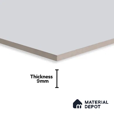 Plain Wall & Floor Tile TL 06224 Dove Grey 4 ft x 2 ft Matte Finish Vitrified Tile - 9 mm | Suitable For Living Room, Hall, Bedroom