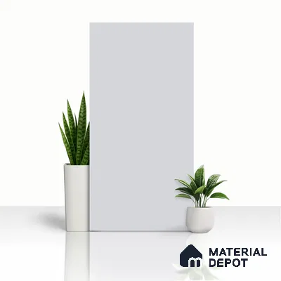Plain Wall & Floor Tile TL 06224 Dove Grey 4 ft x 2 ft Matte Finish Vitrified Tile - 9 mm | Suitable For Living Room, Hall, Bedroom