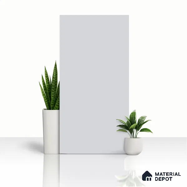 Plain Wall & Floor Tile TL 06224 Dove Grey 4 ft x 2 ft Matte Finish Vitrified Tile - 9 mm | Suitable For Living Room, Hall, Bedroom