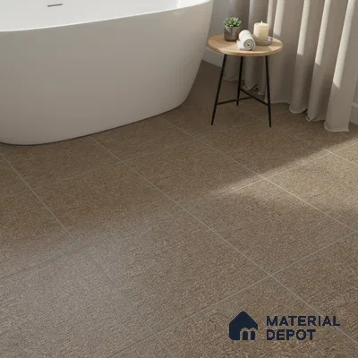 Fabric Floor Tile  TL 06232 C  12 x 12 inch - Ceramic Matte Finish -7 mm  | Suitable for Kitchen & Bathroom