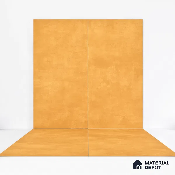 Cement Floor & Wall Tile TL 06266 C Stellar Terra Cotto 4 ft x 2 ft Vitrified Punch Finish - 9 mm (Random Design 4) | Suitable for Living Room, Bedroom, Bathroom & Kitchen