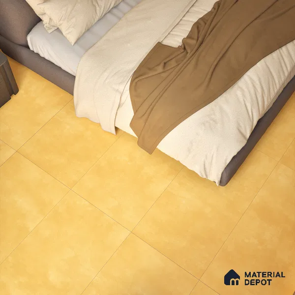 Cement Floor & Wall Tile TL 06266 C Stellar Terra Cotto 4 ft x 2 ft Vitrified Punch Finish - 9 mm (Random Design 4) | Suitable for Living Room, Bedroom, Bathroom & Kitchen