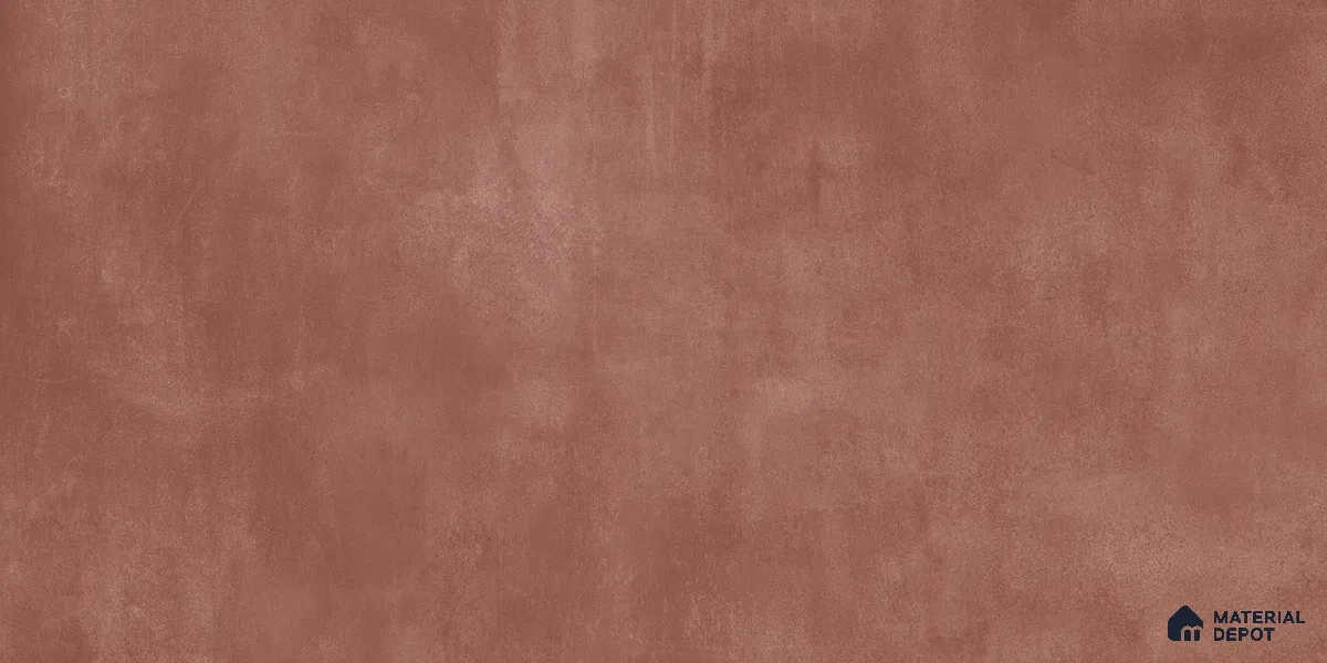 Cement Look Wall & Floor Punch Finish Cosmic Crimson Vitrified Tile | TL 06266 D 4 ft x 2 ft - 9 mm | Suitable For Bathroom, Balcony & Utility Area