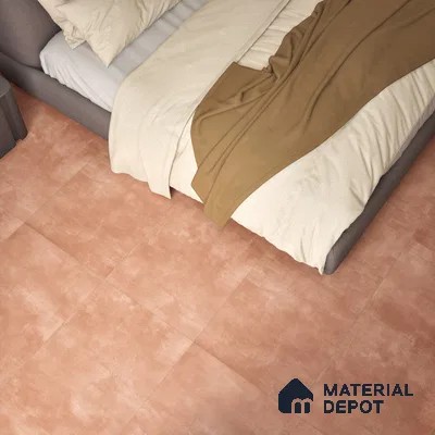 Cement Look Wall & Floor Punch Finish Cosmic Crimson Vitrified Tile | TL 06266 D 4 ft x 2 ft - 9 mm | Suitable For Bathroom, Balcony & Utility Area