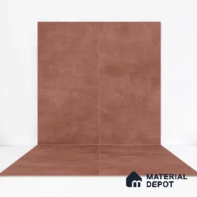 Cement Look Wall & Floor Punch Finish Cosmic Crimson Vitrified Tile | TL 06266 D 4 ft x 2 ft - 9 mm | Suitable For Bathroom, Balcony & Utility Area