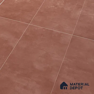 Cement Look Wall & Floor Punch Finish Cosmic Crimson Vitrified Tile | TL 06266 D 4 ft x 2 ft - 9 mm | Suitable For Bathroom, Balcony & Utility Area