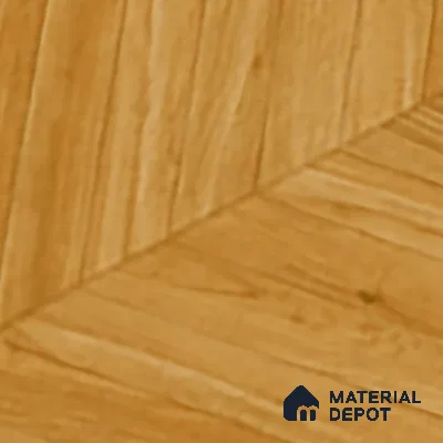 Wood Floor & Wall Tile TL 06267 B Herringbone Golden Oak 4 ft x 2 ft Vitrified Matte Finish - 9 mm (Random Design 4) | Suitable for Living Room, Bedroom, Bathroom & Kitchen
