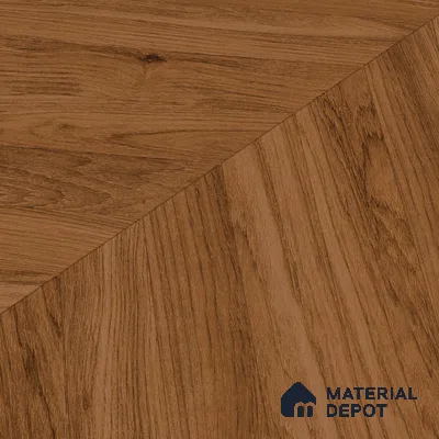 Wood Floor & Wall Tile TL 06267 Herringbone Midnight Oak 4 ft x 2 ft Vitrified Matte Finish - 9 mm (Random Design 4) | Suitable for Living Room, Bedroom, Bathroom & Kitchen