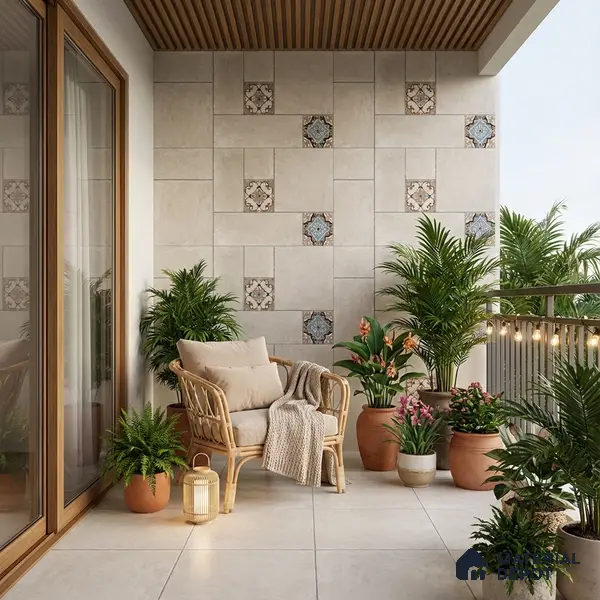 Punch Floor & Wall Tile TL 06270 B Slateon Zamora Ivory 4 ft x 2 ft Vitrified Punch Finish - 9 mm | Suitable for Living Room, Bedroom, Kitchen