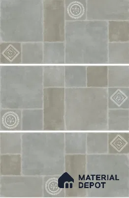 Punch Floor & Wall Tile TL 06270 Slateon Regal Leon 4 ft x 2 ft Vitrified Punch Finish - 9 mm | Suitable for Living Room, Bedroom, Kitchen