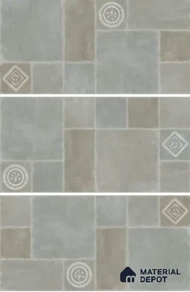 Punch Floor & Wall Tile TL 06270 Slateon Regal Leon 4 ft x 2 ft Vitrified Punch Finish - 9 mm | Suitable for Living Room, Bedroom, Kitchen