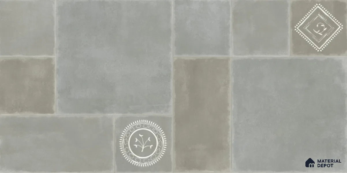 Punch Floor & Wall Tile TL 06270 Slateon Regal Leon 4 ft x 2 ft Vitrified Punch Finish - 9 mm | Suitable for Living Room, Bedroom, Kitchen