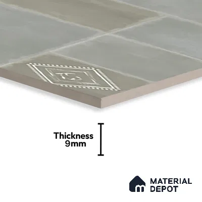 Punch Floor & Wall Tile TL 06270 Slateon Regal Leon 4 ft x 2 ft Vitrified Punch Finish - 9 mm | Suitable for Living Room, Bedroom, Kitchen