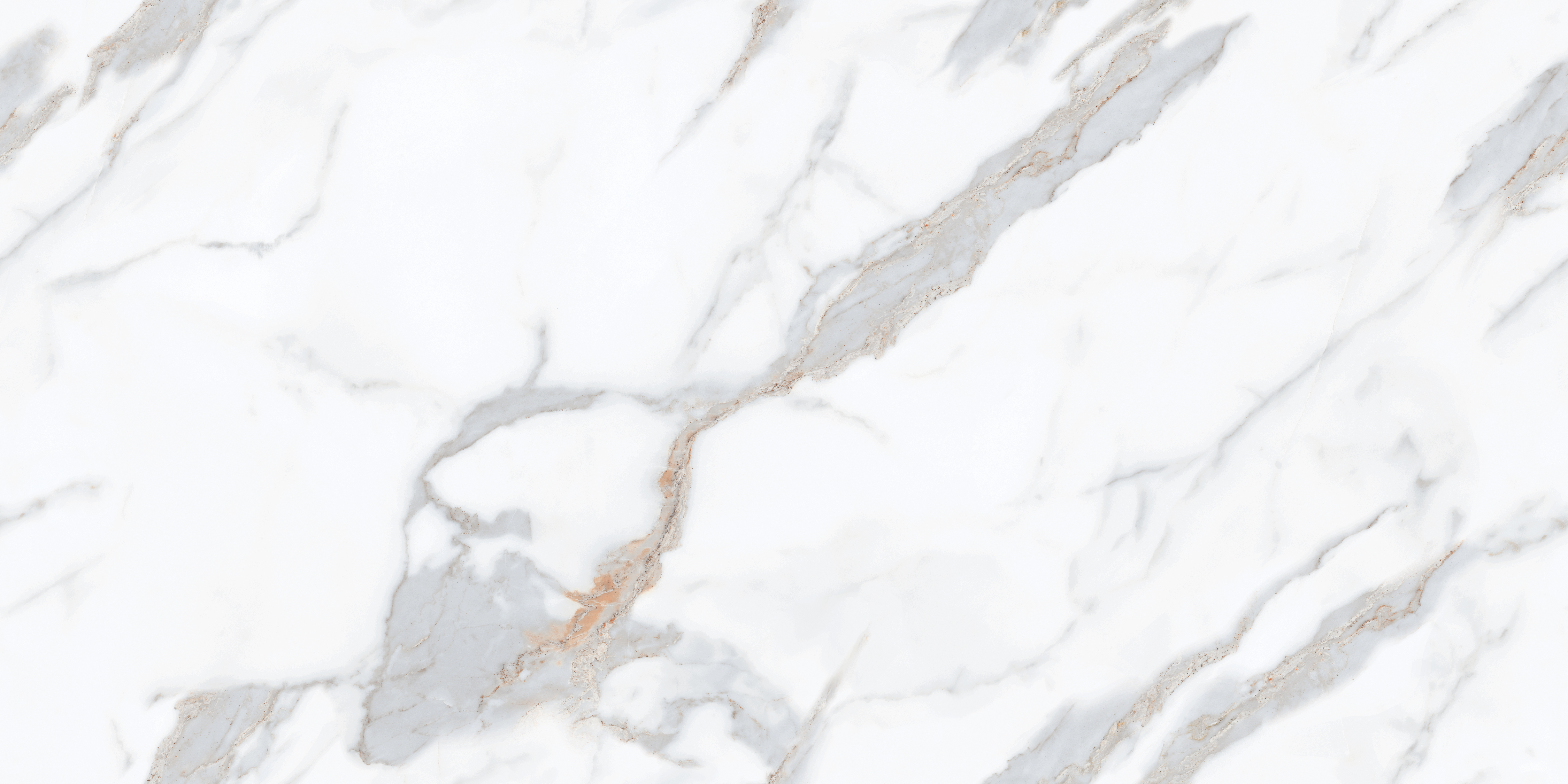 Marble Endless Calacatta Wall & Floor Tile TL 06272 Off-White 4 ft x 2 ft Matte Finish Vitrified Tile - 9 mm | 4 Random Designs | Suitable For Living Room, Bedroom, Kitchen