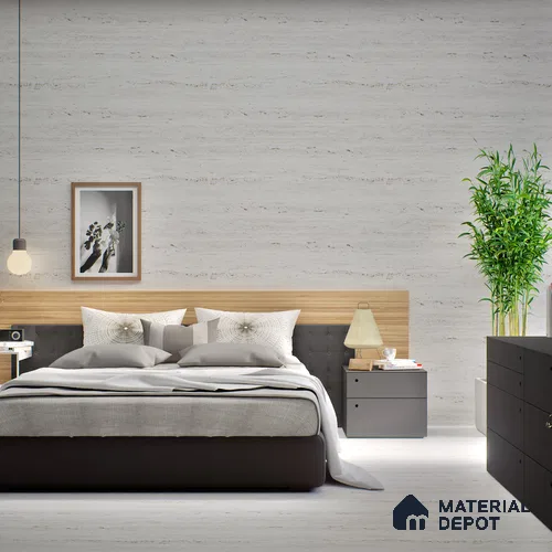 Punch Floor & Wall Tile TL 06274 C Bash Glaze Pearl 4 ft x 2 ft Vitrified Punch Finish - 9 mm (Random Design 3) | Suitable for Living Room, Bedroom, Bathroom & Kitchen