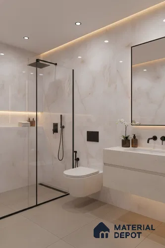 Budget Friendly Marble Wall & Floor Tile Value for Money TL 06289 Onyx Motion 4 ft x 2 ft - Vitrified Glossy Finish -9 mm | Suitable for Living Room, Bedroom & Bathroom