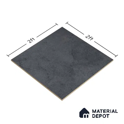Marble Floor Tile TL 06315 Orio Gris 2 ft x 2 ft Vitrified Matte Finish - 9 mm | Suitable for Living Room, Bedroom, Bathroom