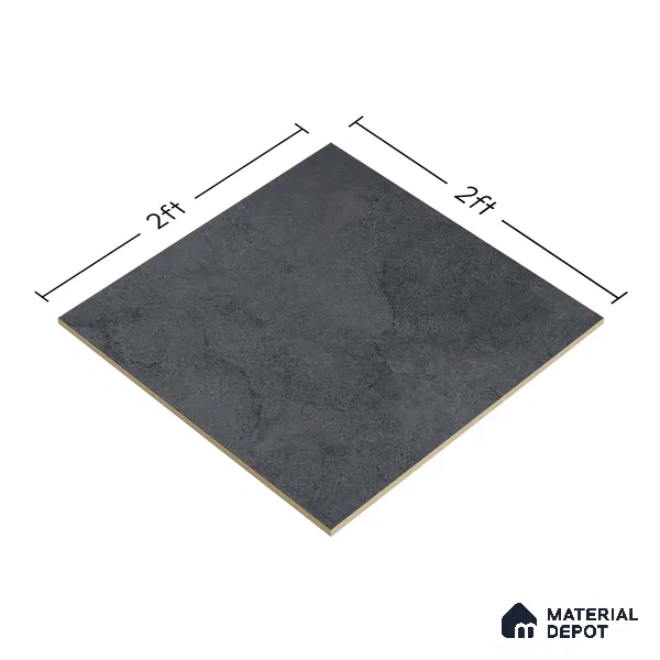 Marble Floor Tile TL 06315 Orio Gris 2 ft x 2 ft Vitrified Matte Finish - 9 mm | Suitable for Living Room, Bedroom, Bathroom