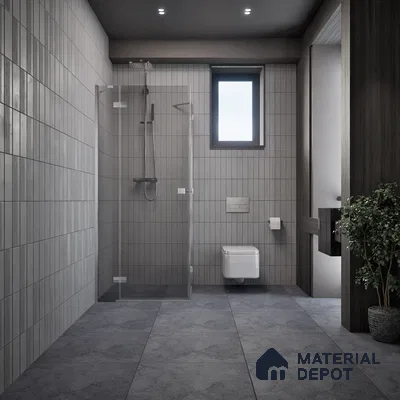 Marble Floor Tile TL 06315 Orio Gris 2 ft x 2 ft Vitrified Matte Finish - 9 mm | Suitable for Living Room, Bedroom, Bathroom