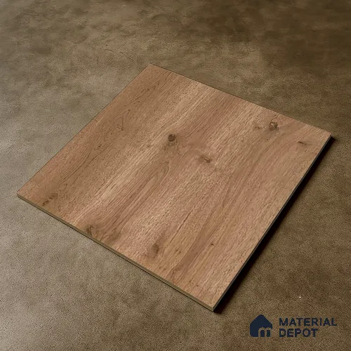 Wood Floor Tile TL 06316 B Ranger Wood 2 ft x 2 ft Vitrified Matte Finish - 9 mm | Suitable for Living Room, Bedroom, Bathroom