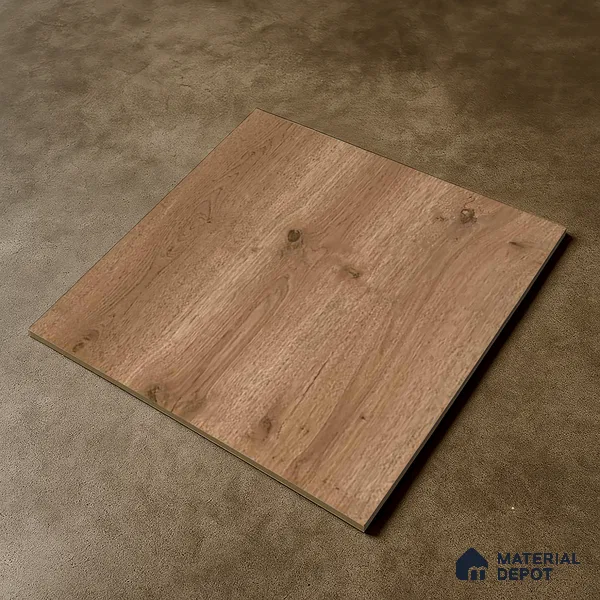 Wood Floor Tile TL 06316 B Ranger Wood 2 ft x 2 ft Vitrified Matte Finish - 9 mm | Suitable for Living Room, Bedroom, Bathroom