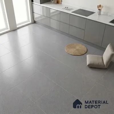 Cement Look Parking Floor Tile TL 06317 B  Graphon 2 ft x 2 ft Full Body Vitrified Matte Finish - 16 mm | Suitable for Heavy Duty Parking, Terrace & Balcony