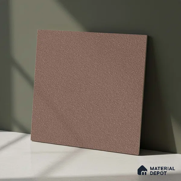 Stone Floor Tile TL 06317 C Prime Earthstone Brown 2 ft x 2 ft Matte Finish Anti Skid Outdoor Parking Vitrified Tile - 16 mm  | Suitable for Parking, Balcony, Terrace & Coutyard