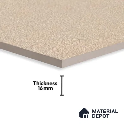 Cement Look Parking Floor Tile TL 06317 D  Beigora 2 ft x 2 ft Full Body Vitrified Matte Finish - 16 mm | Suitable for Heavy Duty Parking, Terrace & Balcony