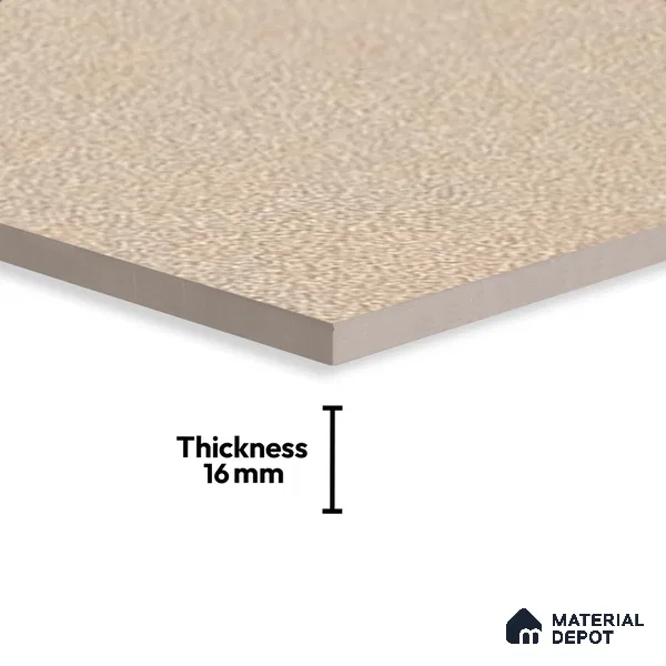 Cement Look Parking Floor Tile TL 06317 D  Beigora 2 ft x 2 ft Full Body Vitrified Matte Finish - 16 mm | Suitable for Heavy Duty Parking, Terrace & Balcony