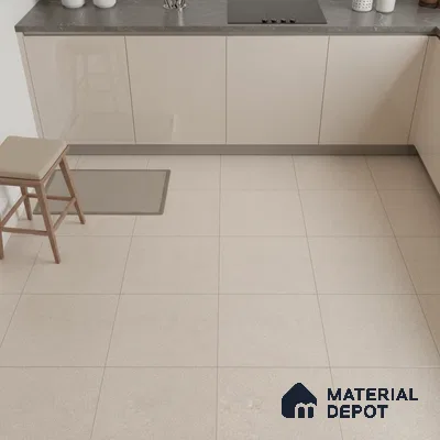 Cement Look Parking Floor Tile TL 06317 D  Beigora 2 ft x 2 ft Full Body Vitrified Matte Finish - 16 mm | Suitable for Heavy Duty Parking, Terrace & Balcony (Sample)