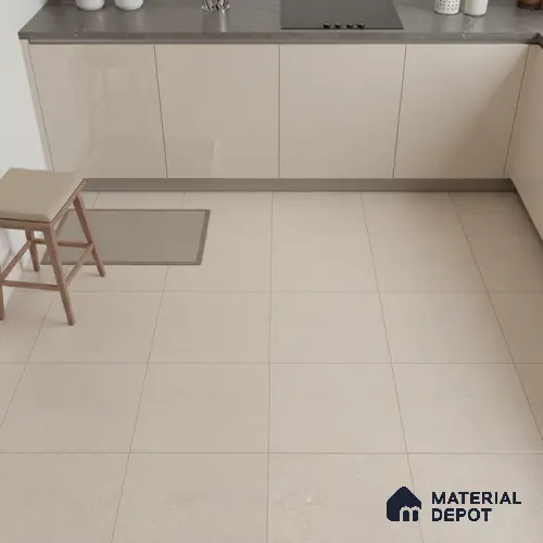 Cement Look Parking Floor Tile TL 06317 D Beigora 2 ft x 2 ft Full Body Vitrified Matte Finish - 16 mm | Suitable for Heavy Duty Parking, Terrace & Balcony