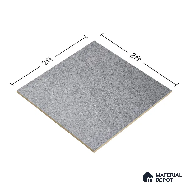 Cement Look Parking Floor Tile TL 06317 F  Lumis 2 ft x 2 ft Full Body Vitrified Matte Finish - 16 mm | Suitable for Heavy Duty Parking, Terrace & Balcony