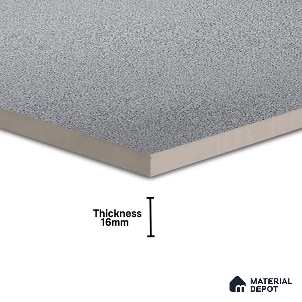 Cement Look Parking Floor Tile TL 06317 F  Lumis 2 ft x 2 ft Full Body Vitrified Matte Finish - 16 mm | Suitable for Heavy Duty Parking, Terrace & Balcony