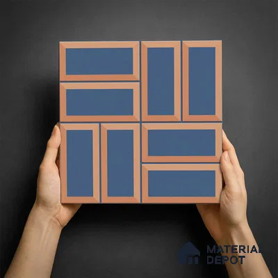 Faux Subway Wall Tile TL 06328 B  Sharpstone 12 inch x 12 inch Ceramic Matte Finish - 9.5 mm | Suitable for Accent / Feature Walls, Bathroom, Kitchen Wall & Backsplashes | Please Expect a Slight Variation of Pattern