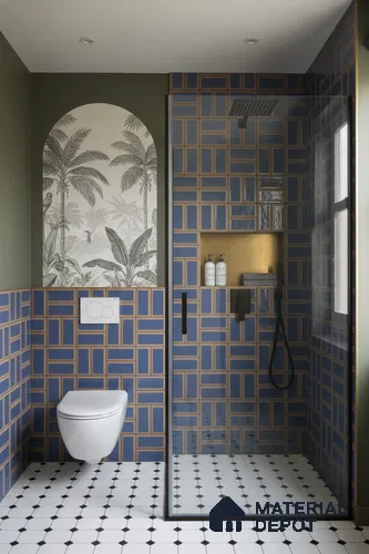 Faux Subway Wall Tile TL 06328 B  Sharpstone 12 inch x 12 inch Ceramic Matte Finish - 9.5 mm | Suitable for Accent / Feature Walls, Bathroom, Kitchen Wall & Backsplashes | Please Expect a Slight Variation of Pattern