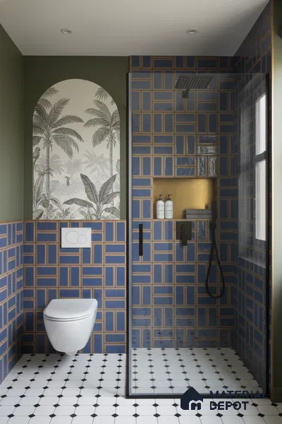 Faux Subway Wall Tile TL 06328 B  Sharpstone 12 inch x 12 inch Ceramic Matte Finish - 9.5 mm | Suitable for Accent / Feature Walls, Bathroom, Kitchen Wall & Backsplashes | Please Expect a Slight Variation of Pattern (Sample)