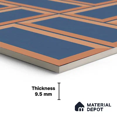 Faux Subway Wall Tile TL 06328 B  Sharpstone 12 inch x 12 inch Ceramic Matte Finish - 9.5 mm | Suitable for Accent / Feature Walls, Bathroom, Kitchen Wall & Backsplashes | Please Expect a Slight Variation of Pattern