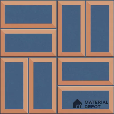 Faux Subway Wall Tile TL 06328 B  Sharpstone 12 inch x 12 inch Ceramic Matte Finish - 9.5 mm | Suitable for Accent / Feature Walls, Bathroom, Kitchen Wall & Backsplashes | Please Expect a Slight Variation of Pattern