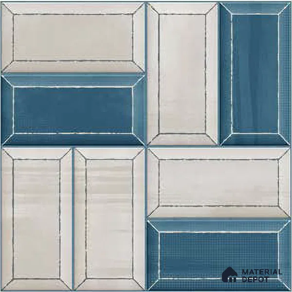 Faux Subway Wall Tile TL 06328  Edge Craft 12 inch x 12 inch Ceramic Matte Finish - 9.5 mm | Suitable for Accent / Feature Walls, Bathroom, Kitchen Wall & Backsplashes | Please Expect a Slight Variation of Pattern